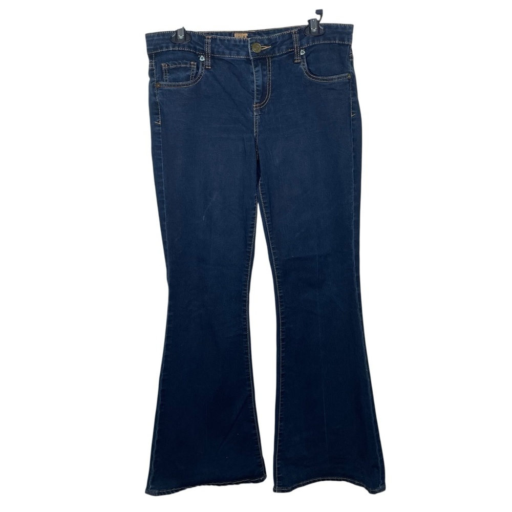 Kut From The Kloth ALI Fit and Flare Jeans Dark Wash 6 - Picture 2 of 12